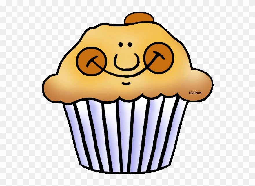 Muffin Clipart Face - Chocolate Muffin Clip Art - Png Download