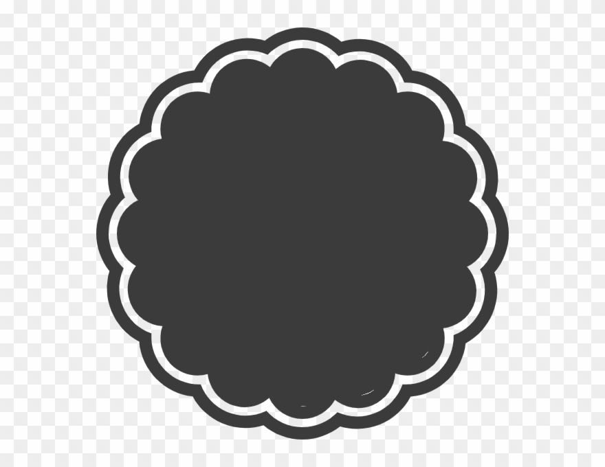 Geometry Shape Basic Border Sticker - Café D'anvers Clipart