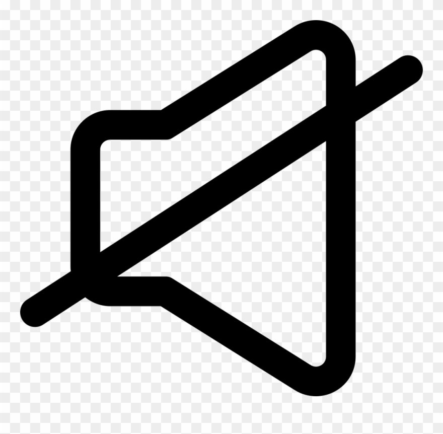 Audio Mute, Mute Speaker, Mute Volume, No Sound, Sound - Svg Icon No Speaker Clipart