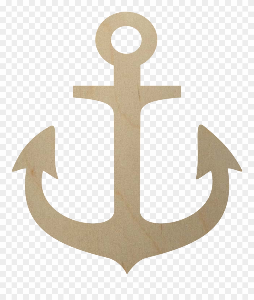 Vector Library Stock Shape Woodencutouts Com - Anchor Flat Icon Clipart