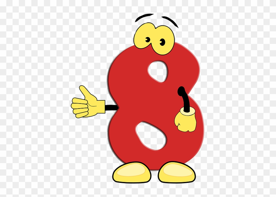 Math Cartoon Images 14, Buy Clip Art - Ósemka Obrazek - Png Download