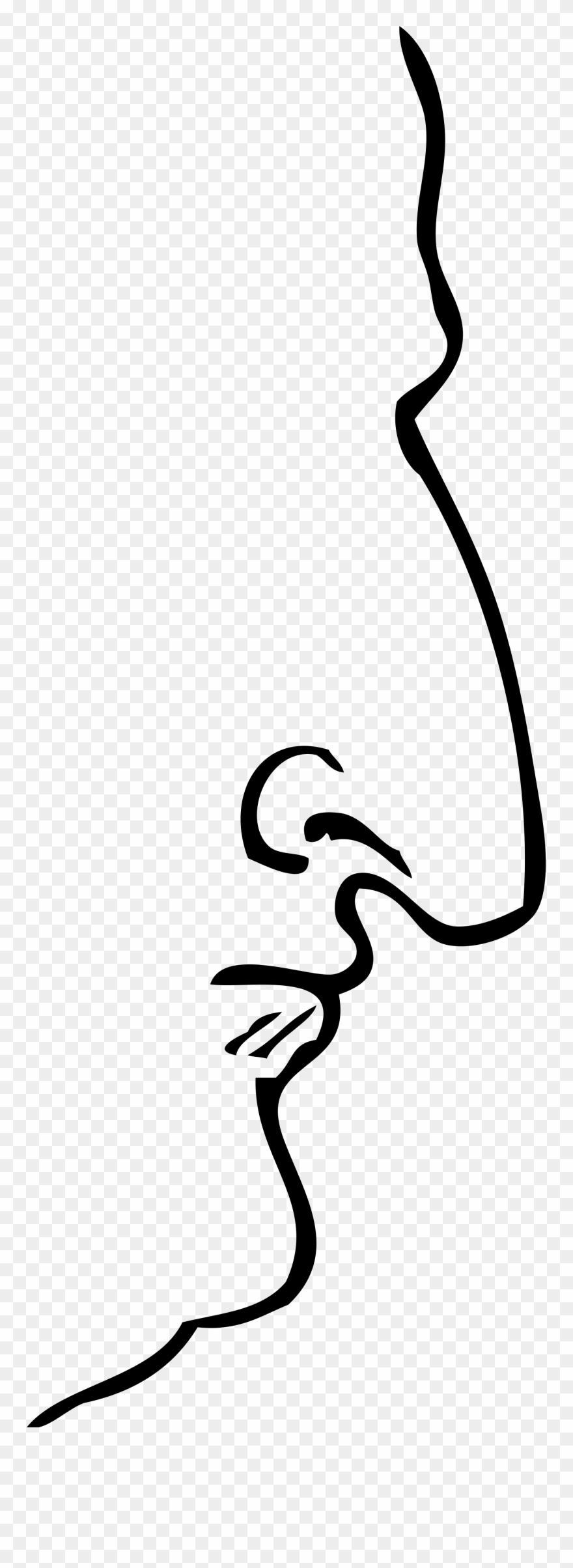 Cold Nose Cliparts 23, Buy Clip Art - Black And White Long Clip Art - Png Download