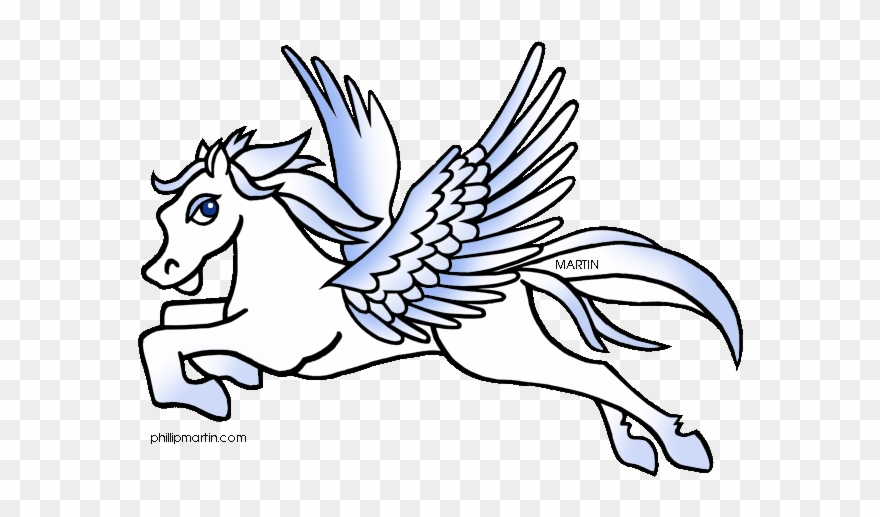 Greece Clipart Greek Mythology - Pegasus Clipart - Png Download