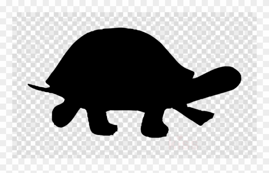 Download Turtle Silhouette Clipart Sea Turtle Clip - Silueta De Una Tortuga - Png Download