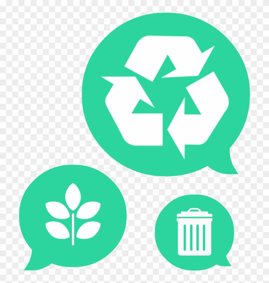 Trash Talk - Recycle Cans And Bottles Sign Clipart