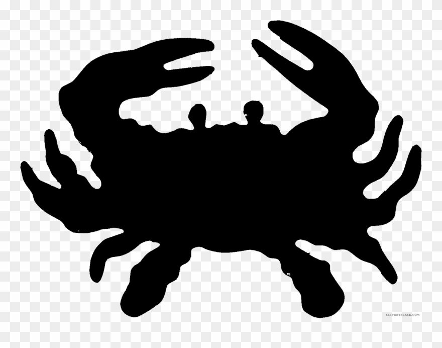 Black And Page Of Clipartblack Com Animal - Crab Black & White - Png Download