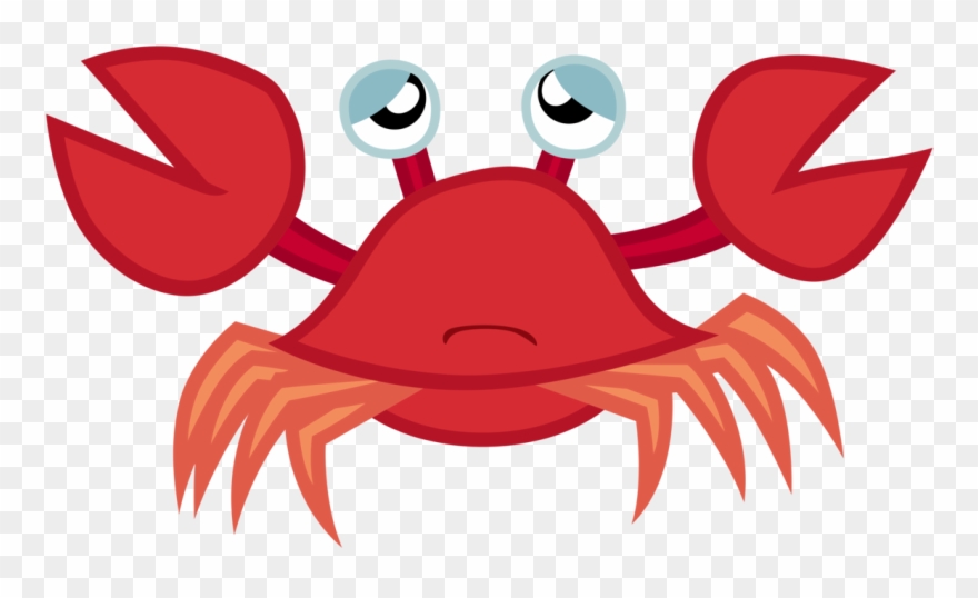 Seafood Graphic Royalty Free Sad Huge - Clip Art Sad Crab - Png Download