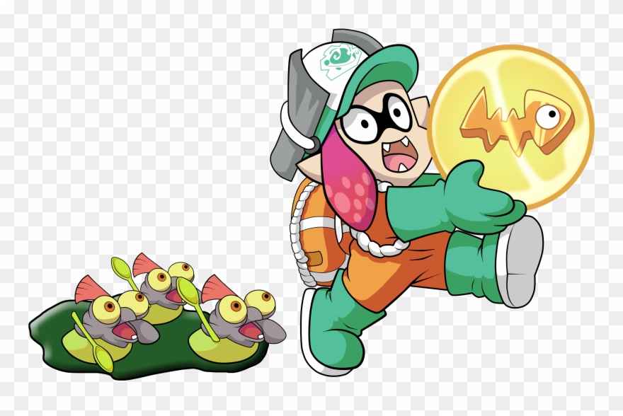 Salmon Run - Splatoon 2 Salmon Run Gear Clipart