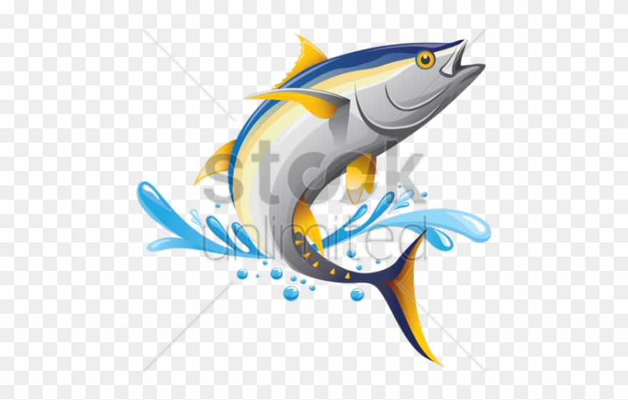 Tuna Clipart Fiish - Tuna Fish Design - Png Download