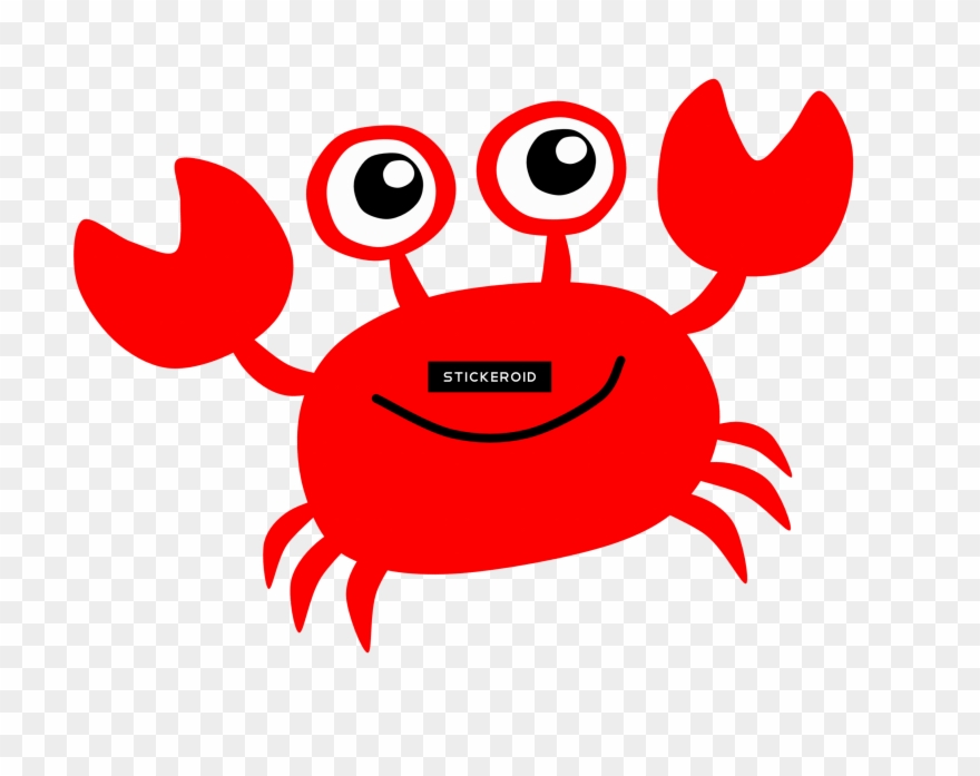 Crab - Red Crab Cartoon Clipart