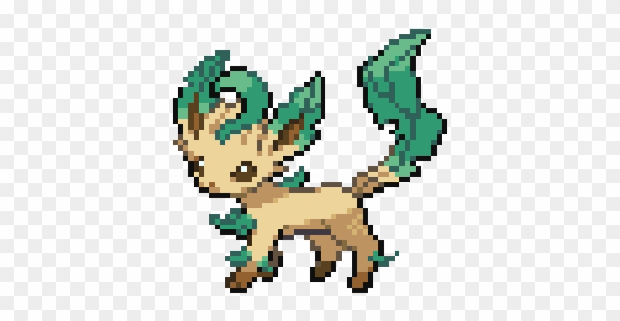 Pokemans 470 - Hard Pokemon Pixel Art Clipart