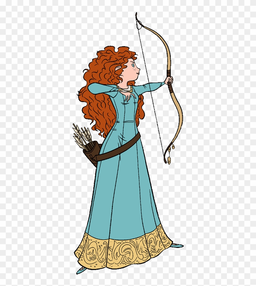 Disney Pixar's Brave Clip Art Disney Clip Art Galore - Disney Merida Clipart - Png Download