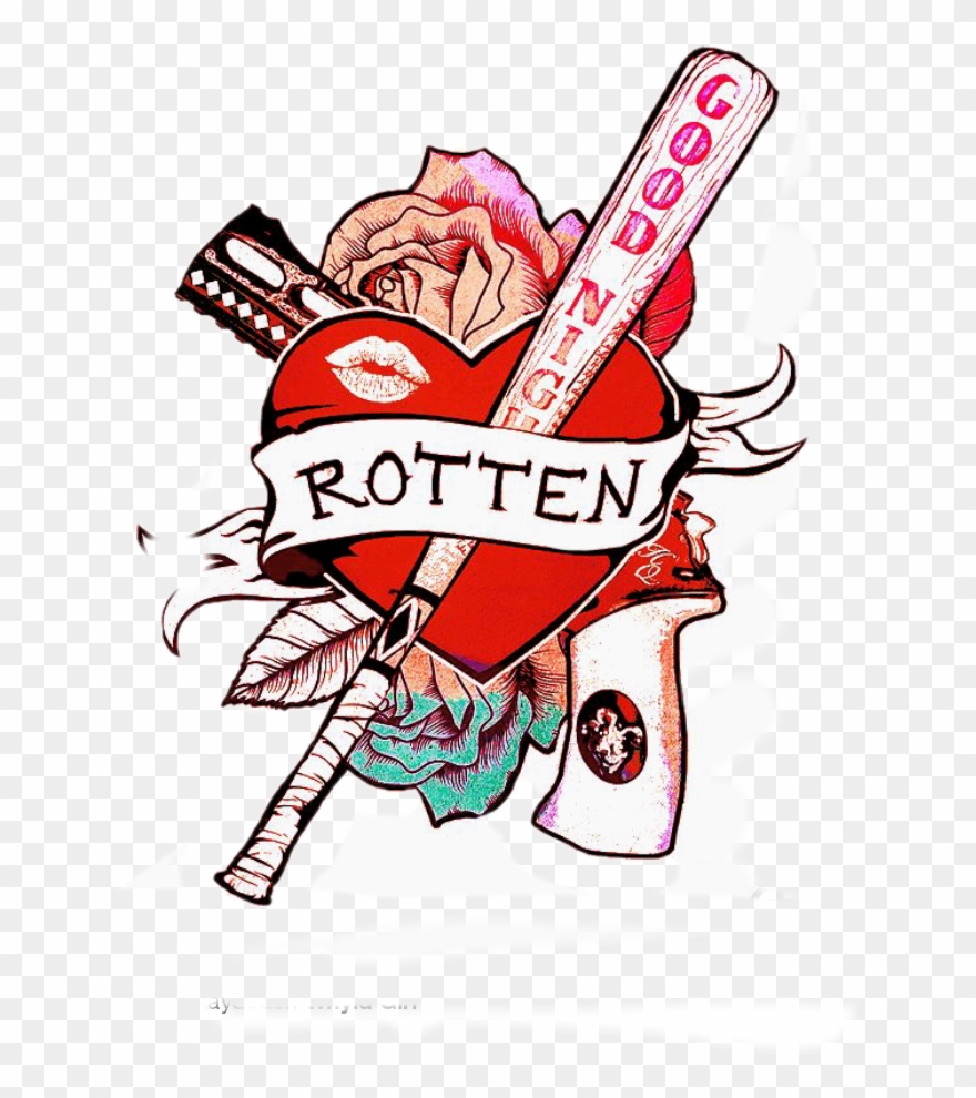 Report Abuse - Tattoo Da Arlequina Esquadrão Suicida Clipart