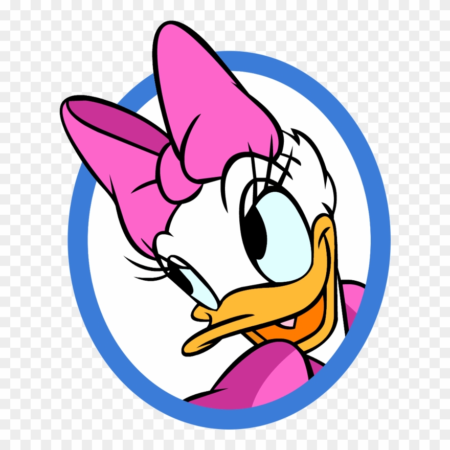 Daisy Duck Circle Clipart
