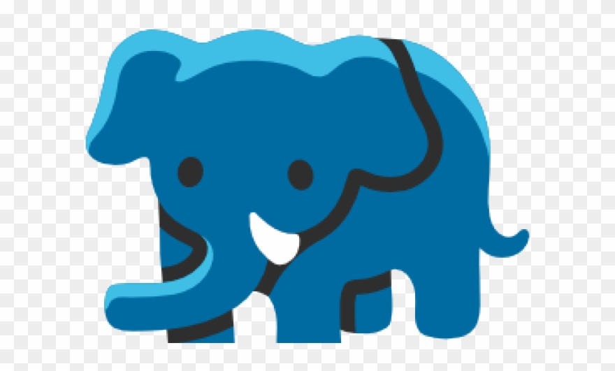 Emoji Clipart Elephant - Clip Art - Png Download