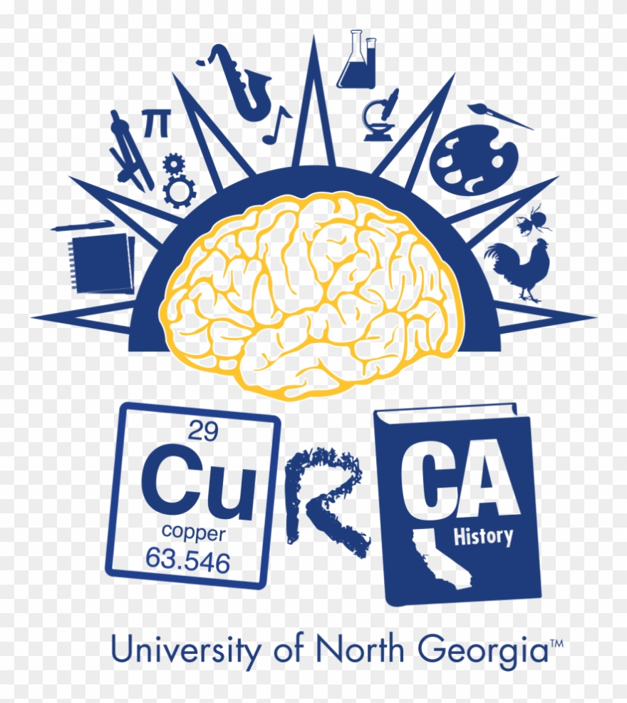 President Of The Georgia Undergraduate Research Collective - Framed Canvas Art - The Man With Two Brains Minimal Clipart