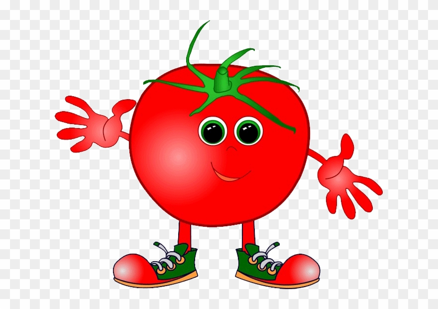 Tomatoes Clipart Coloured - Healthy Foods Clipart Gif - Png Download