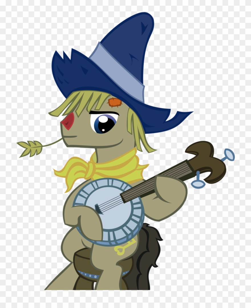 Clip Art Royalty Free Library Banjo Vector Cartoon - Пони Играет На Гитаре - Png Download