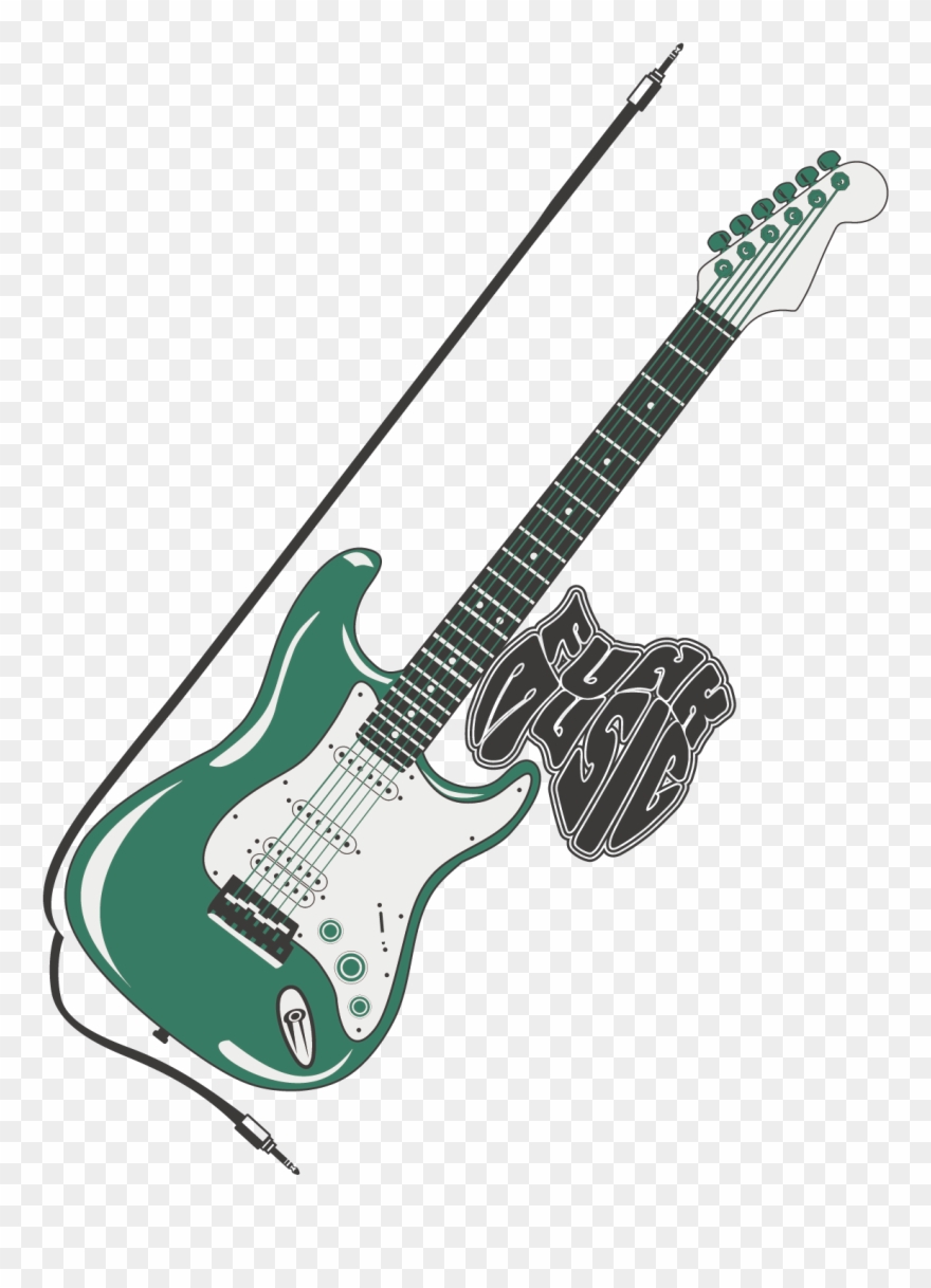 Drawing Guitar Instrument Clip Art Freeuse Stock - Png Download