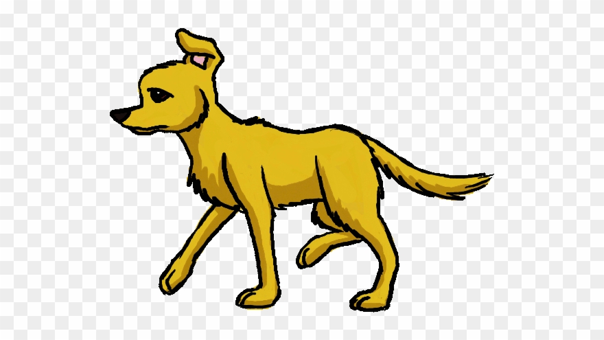 Walk Cycle By Cartoonsilverfox - Dog Walking Animated Gif Clipart