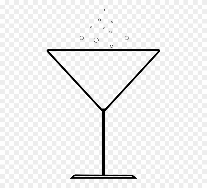 Cartoon Martini Glass 18, Buy Clip Art - Foam - Png Download
