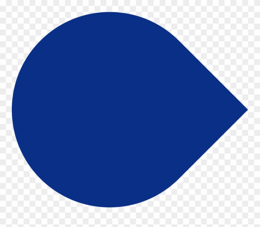 Blå Droppe - Krog Lik Clipart