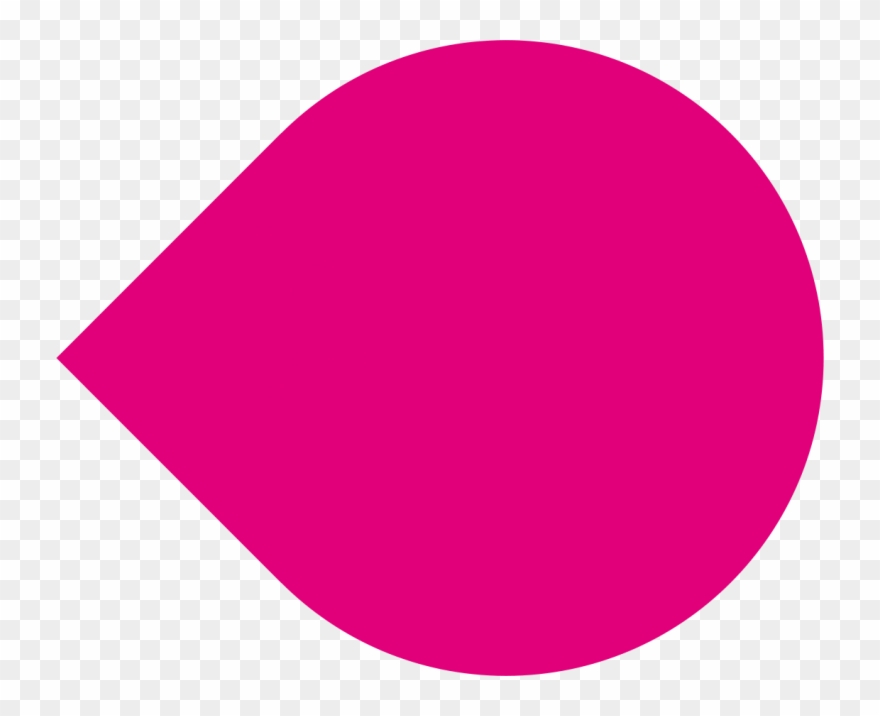 Rosa Droppe - Circle Clipart