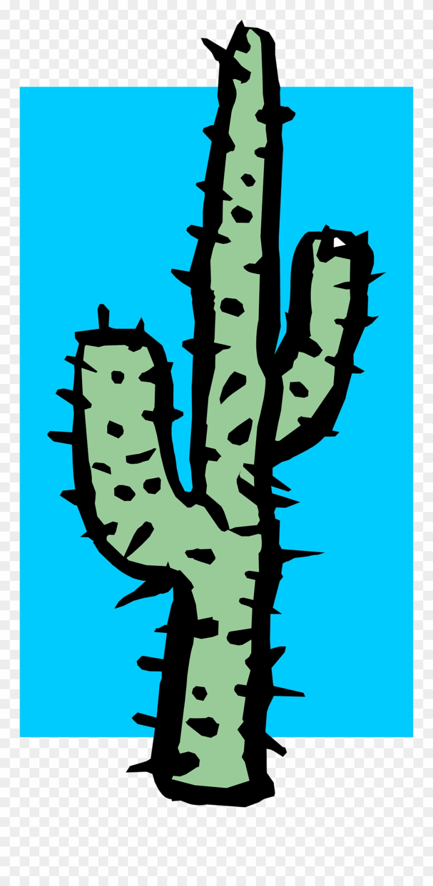 Garland Clipart Cactus - Cactus - Png Download