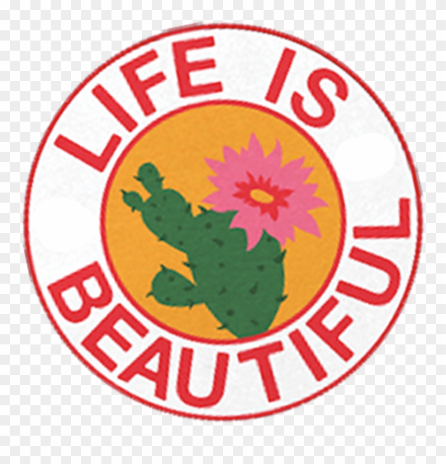 Cactus Flower 1" Pin - Animation Clipart