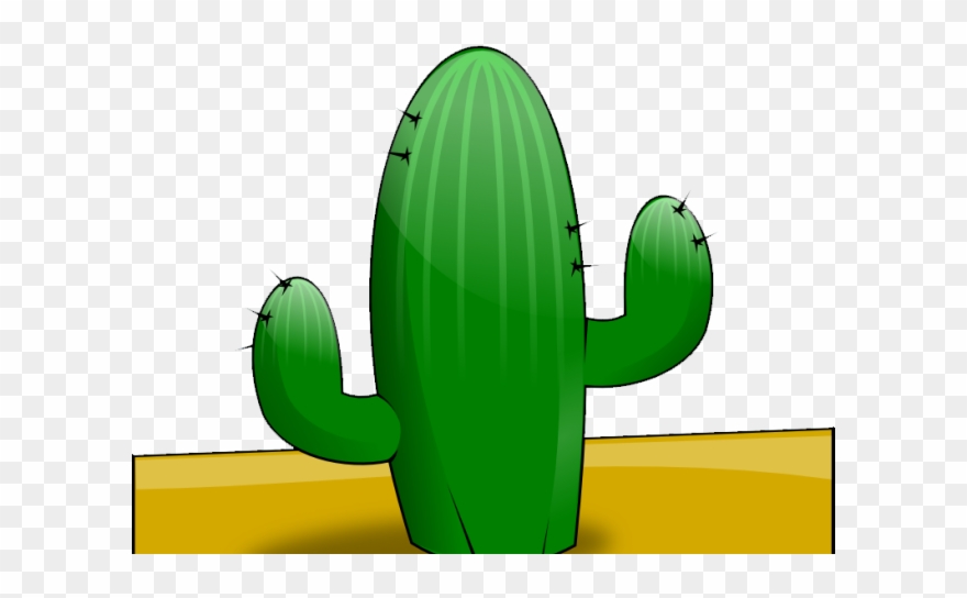 Cactus Clipart Desert - Clip Art - Png Download