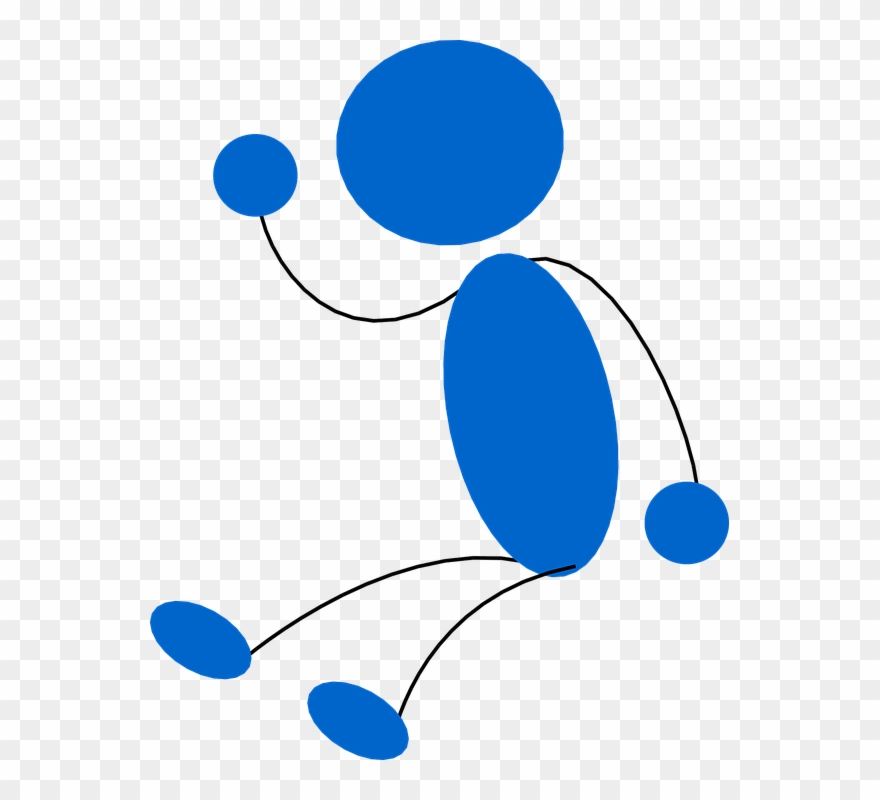 Baby Balloons Cliparts 28, Buy Clip Art - Matchstick Man Sitting - Png Download