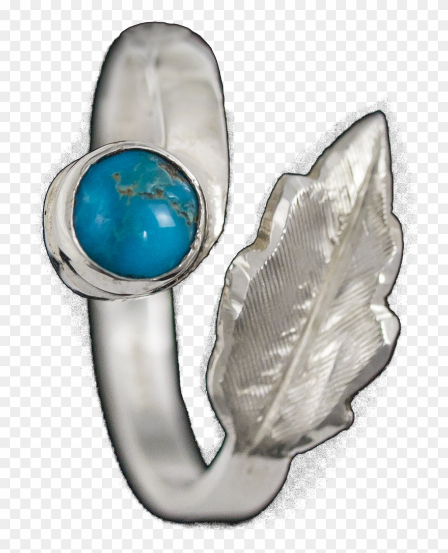 Vogt Silversmiths Collections Feather Sterling Ring - Ring Clipart
