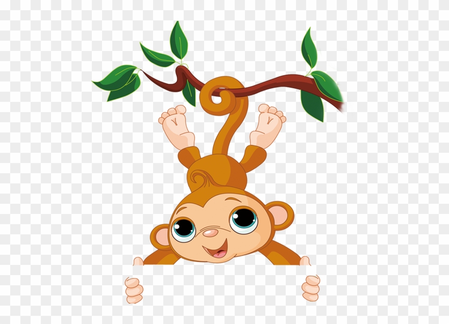 Cold Clipart Monkey - Transparent Background Cute Monkey Monkey Clipart - Png Download