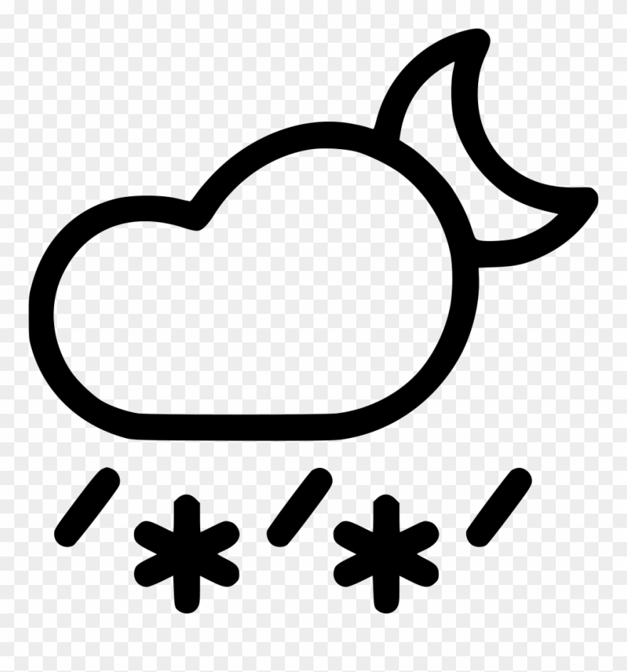 Clipart Snow Sleet - 聖誕 節 雪花 剪影 - Png Download