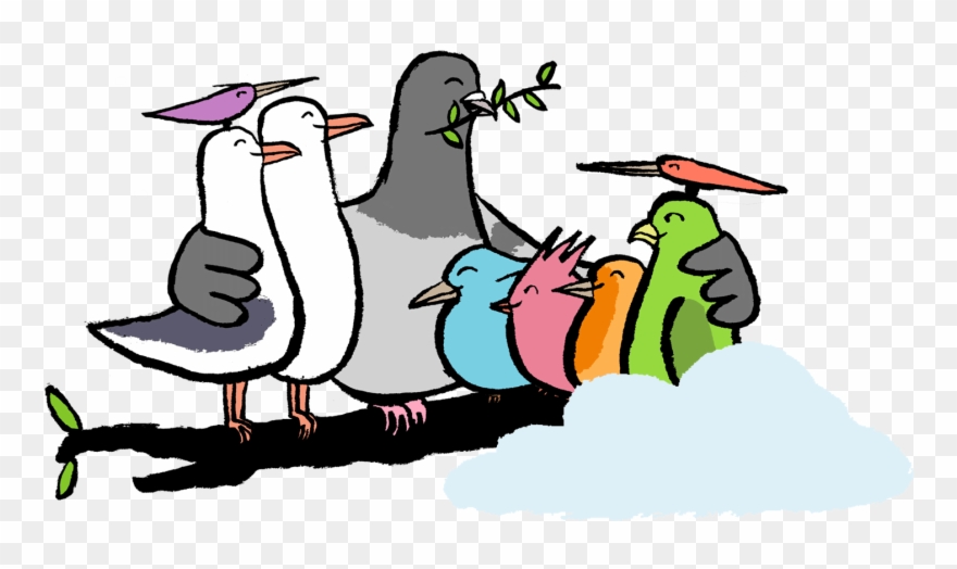 Birds - Imagine John Lennon Livro Clipart