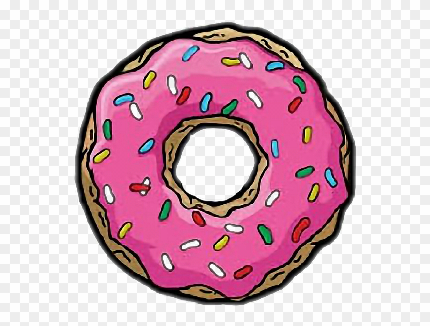 Report Abuse - Donut Simpsons Clipart