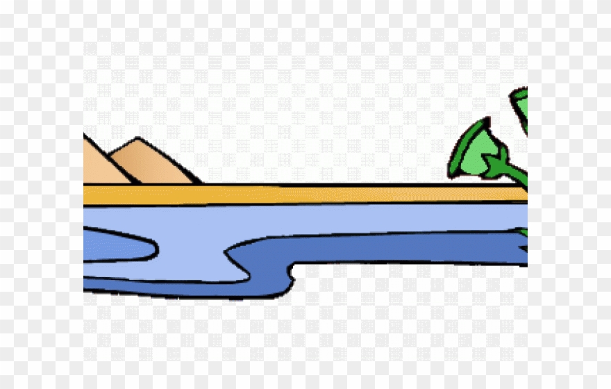 Egypt Clipart Kush - Nile River Clip Art - Png Download