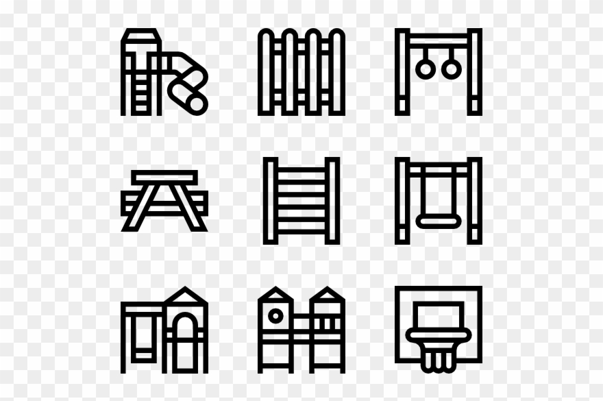 Playground - Printing Icons Clipart