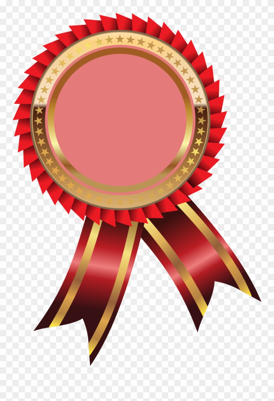 Graphic Library Gold Medal Ribbon Clipart - Gold Award Ribbon Clipart - Png Download