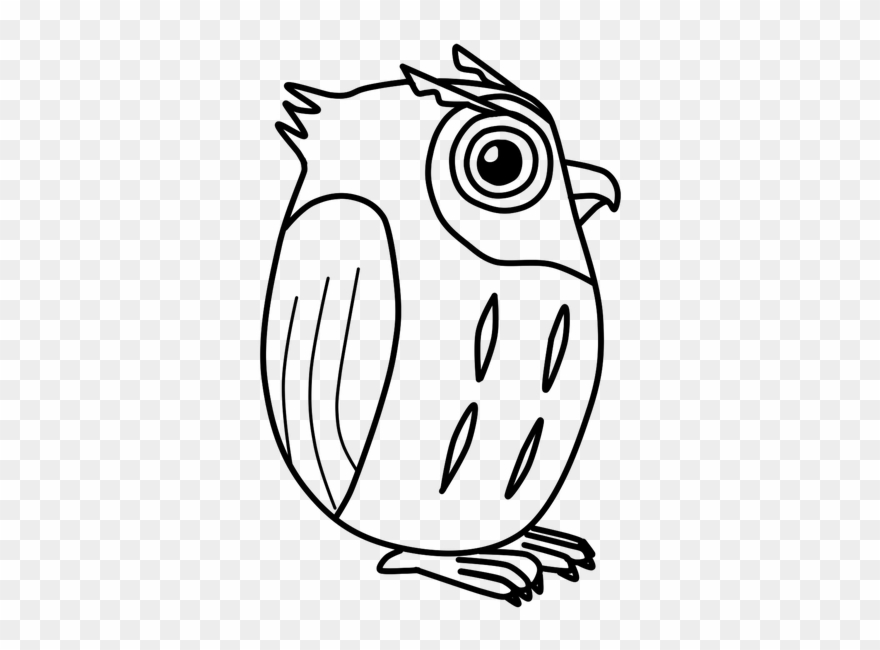 Cartoon Bird Tattoo 3, Buy Clip Art - Owl - Png Download