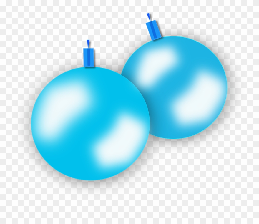 Christmas Balls Clipart 28, Buy Clip Art - Gold Christmas Bulbs Clip Art - Png Download
