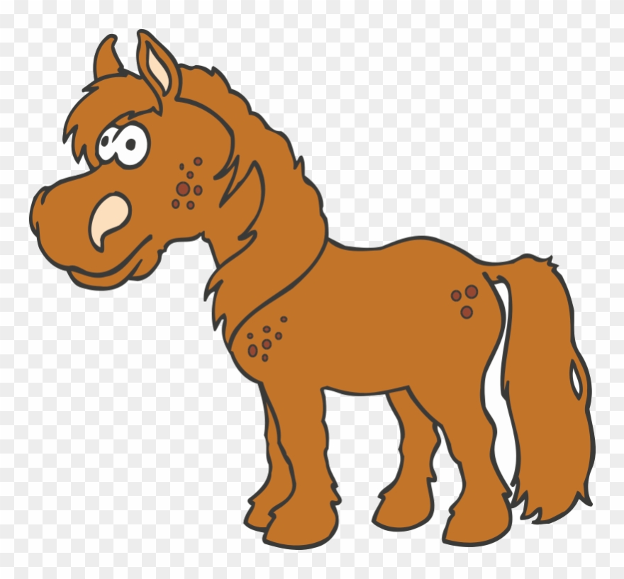 Pony Clipart Mustang Foal Stallion - Mane - Png Download