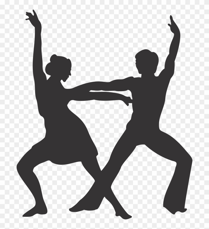 Dancing Clipart - Disco Dancer Silhouette Gif - Png Download
