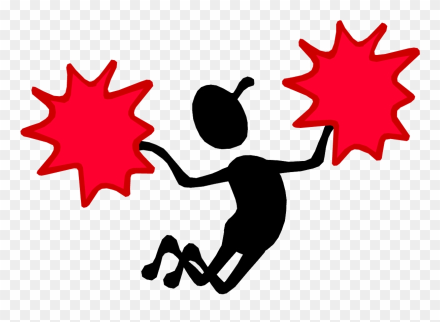 Lackawanna Trail Super Domain High School Sports Cheerleading - M13 Virus Clipart