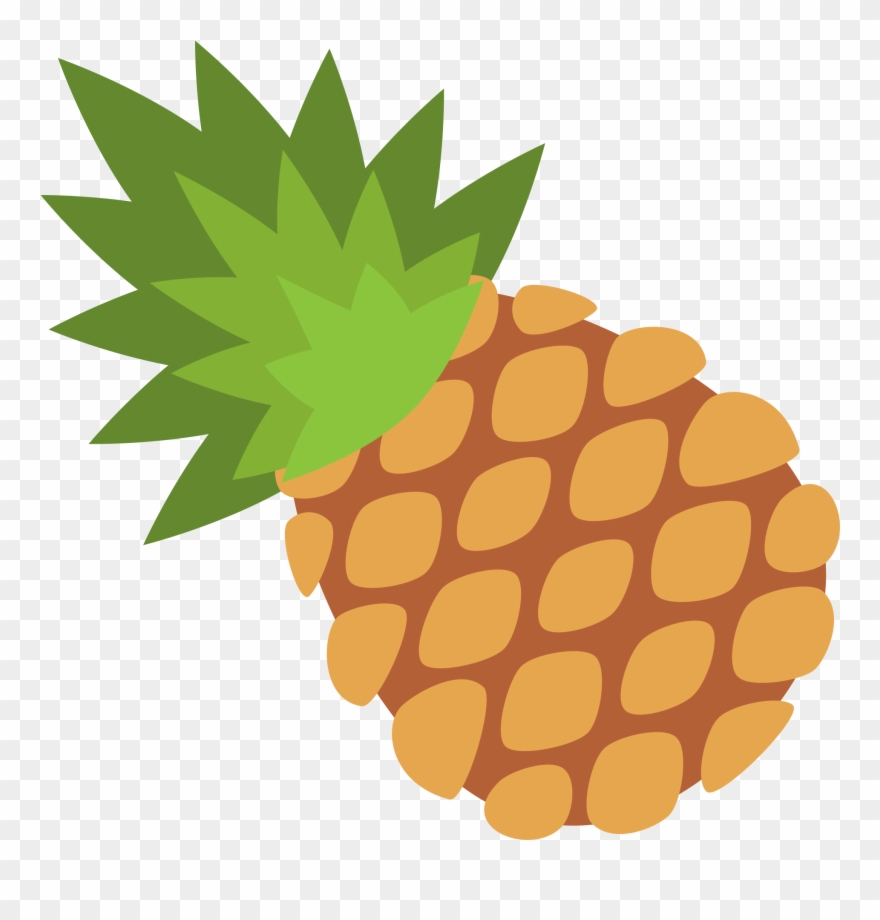 Green Pineapple Cliparts 12, Buy Clip Art - Pineapple Emoji Png Transparent Png