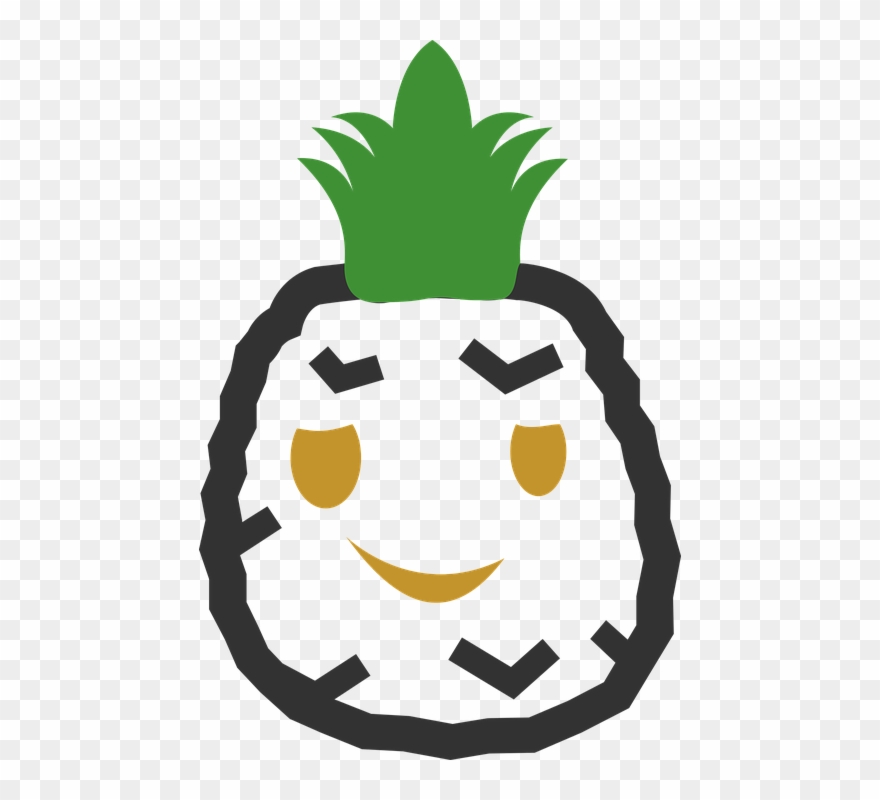 Cartoon Pineapple Cliparts 10, Buy Clip Art - Pineapple - Png Download