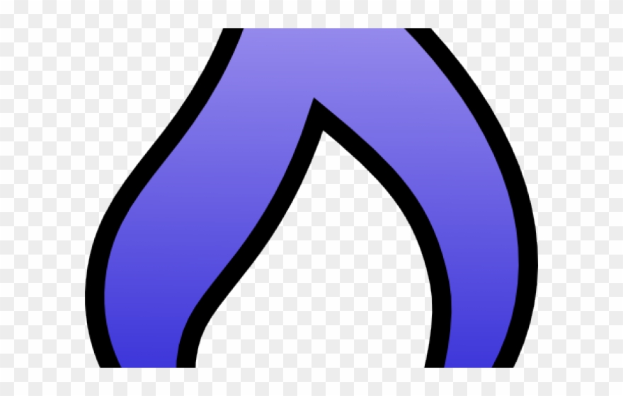 Flame Clipart Blue - Png Download