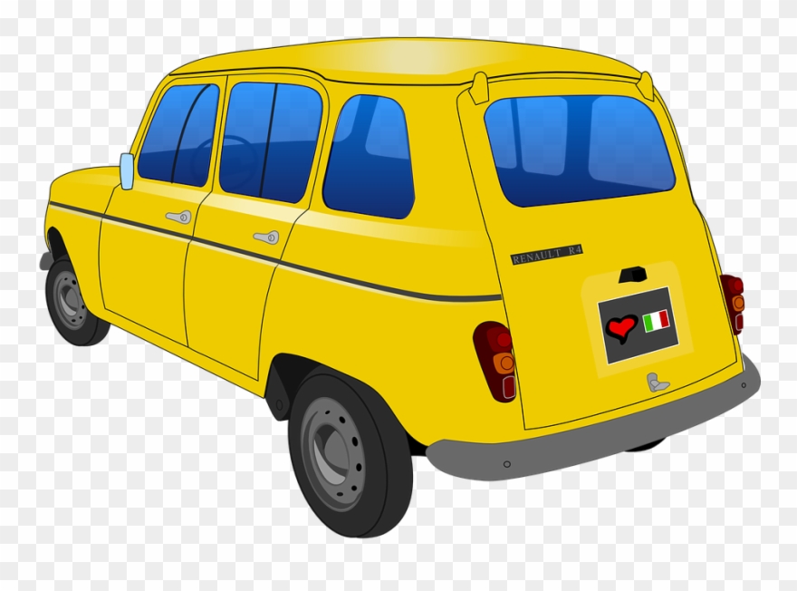 Taxi Cab Png 15, Buy Clip Art - R4 Renault Png Transparent Png