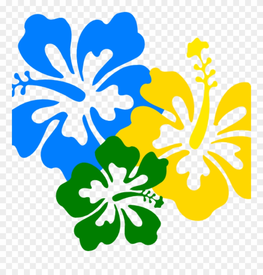 Hawaiian Flower Clipart Hawaiian Flower 3 Clipart Music - Flower Clip Art Hawaii - Png Download