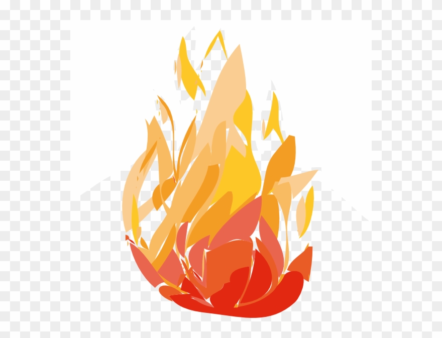 Cartoon Fire Flames Clipart